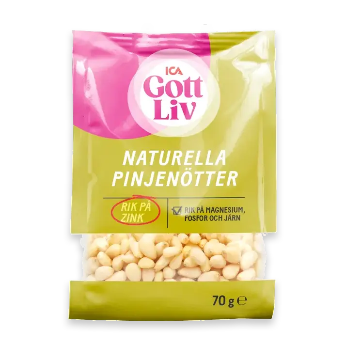 Pinjenötter 70g