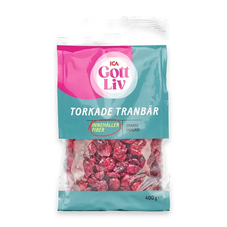 Torkade Tranbär 400g