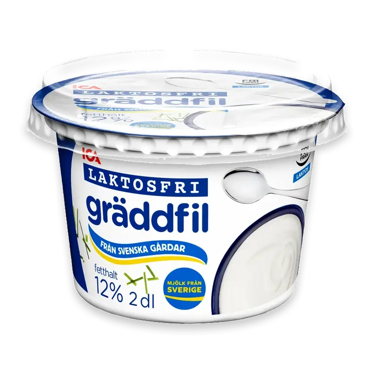 Gräddfil Laktosfri 12% 2dl
