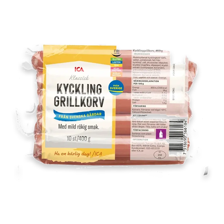 Grillkorv Kyckling 400g