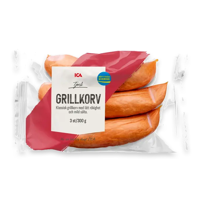Grillkorv Tjock 300g