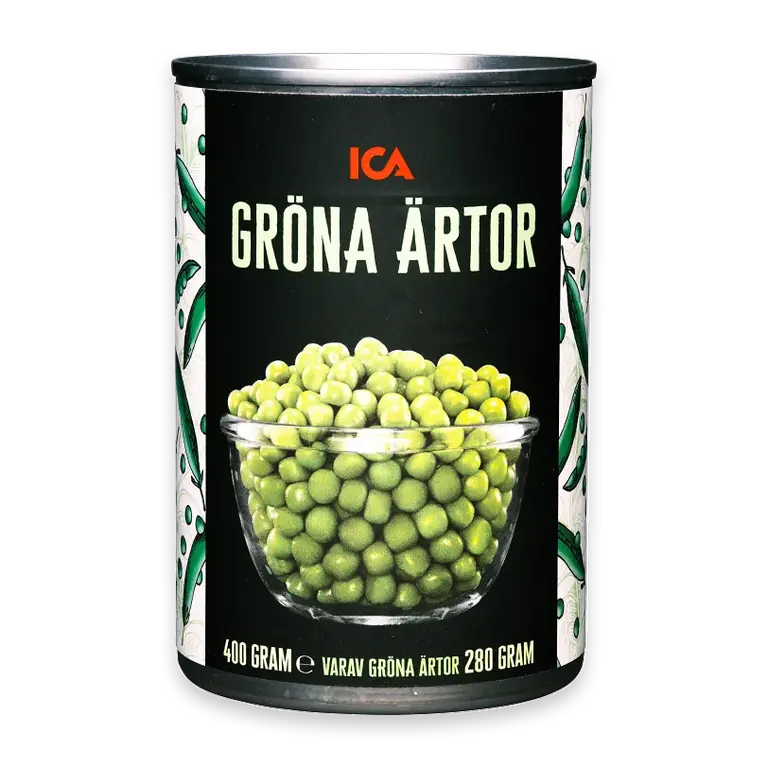 Gröna ärtor 400g