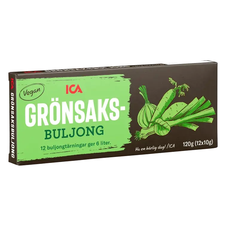 Grönsaksbuljong tärning 120g