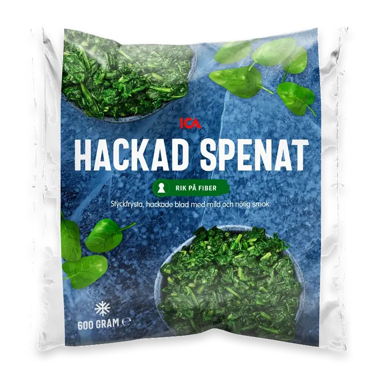 Hackad spenat Fryst 600g