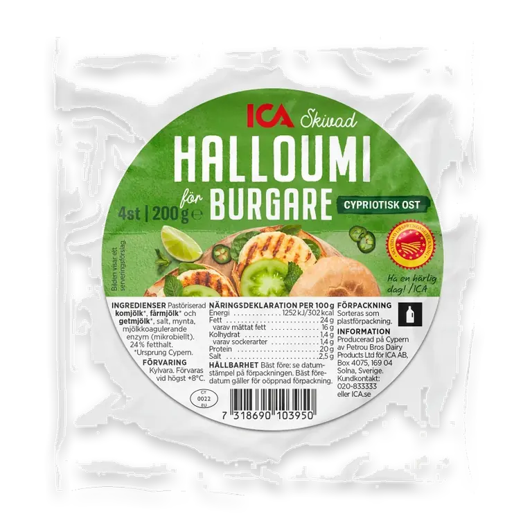 Halloumiburgare 4 Skivor 200g