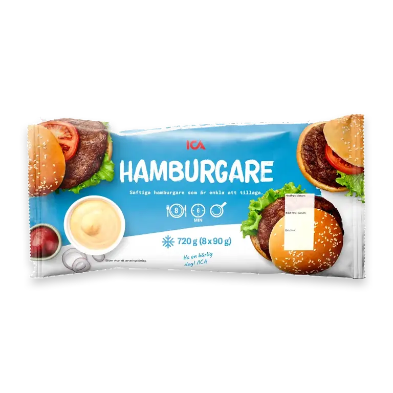 Hamburgare 8-p 720g