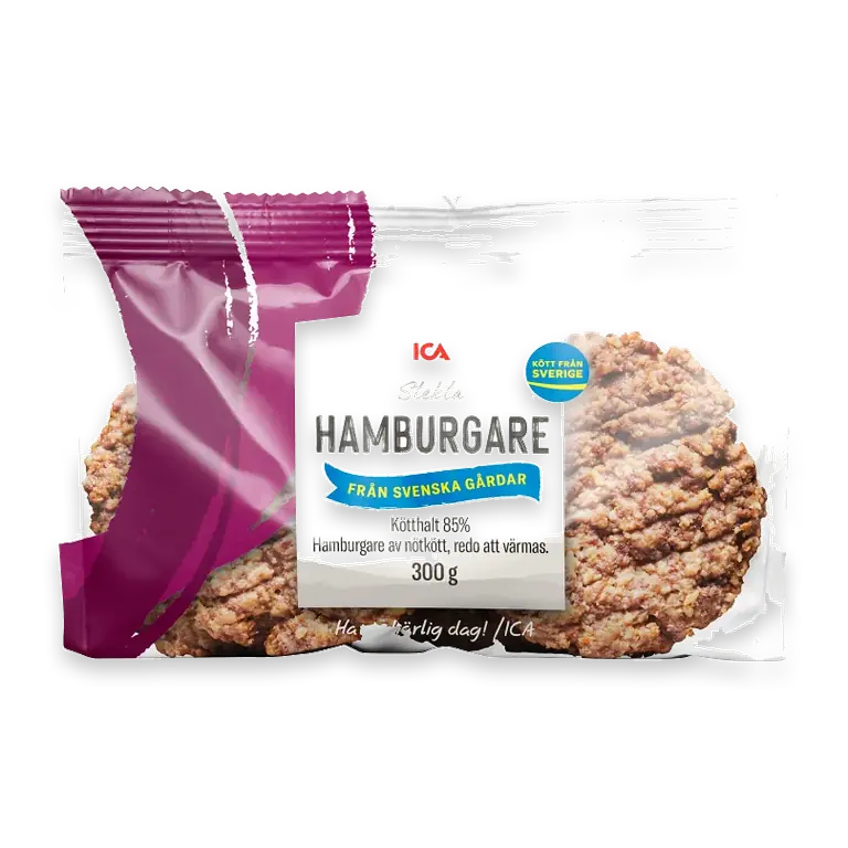 Hamburgare färdigstekta 300g