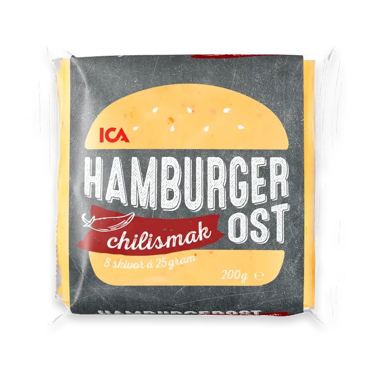 Hamburgerost med chilismak 200g