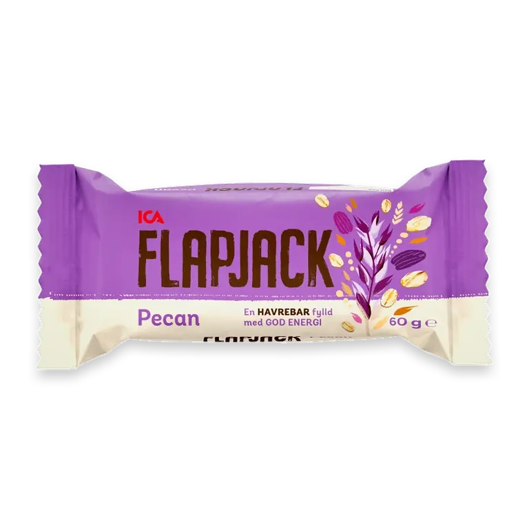 Havrebar Sport Energi Flapjack Pecan 60g