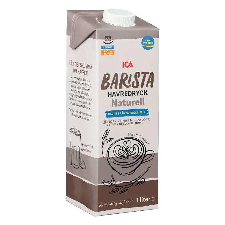 Havredryck Barista Naturell 1l