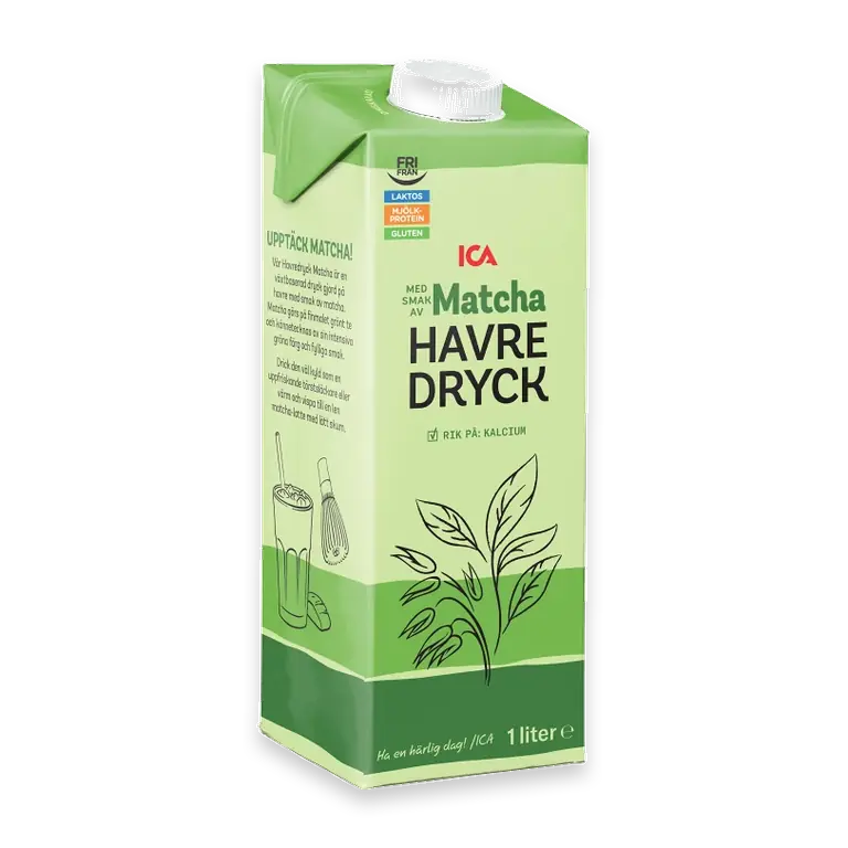 Havredryck Matcha 1l