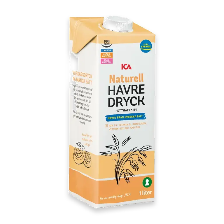 Havredryck Naturell 1l