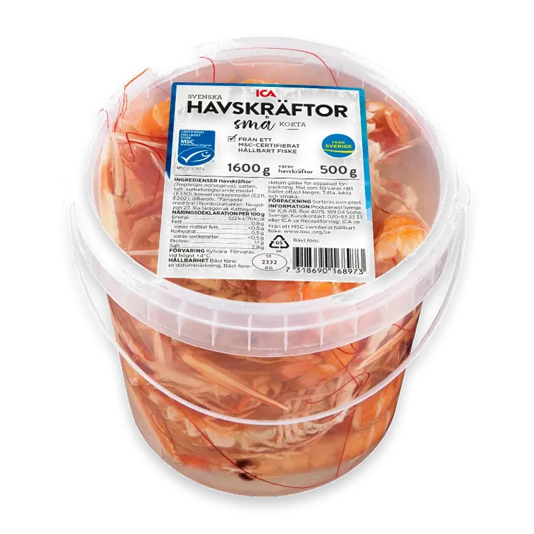 Havskräftor Små Färska 500g