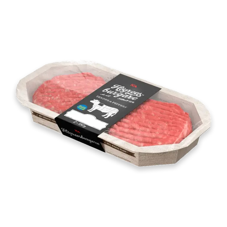 Högrevsburgare 2-p 150g 300g