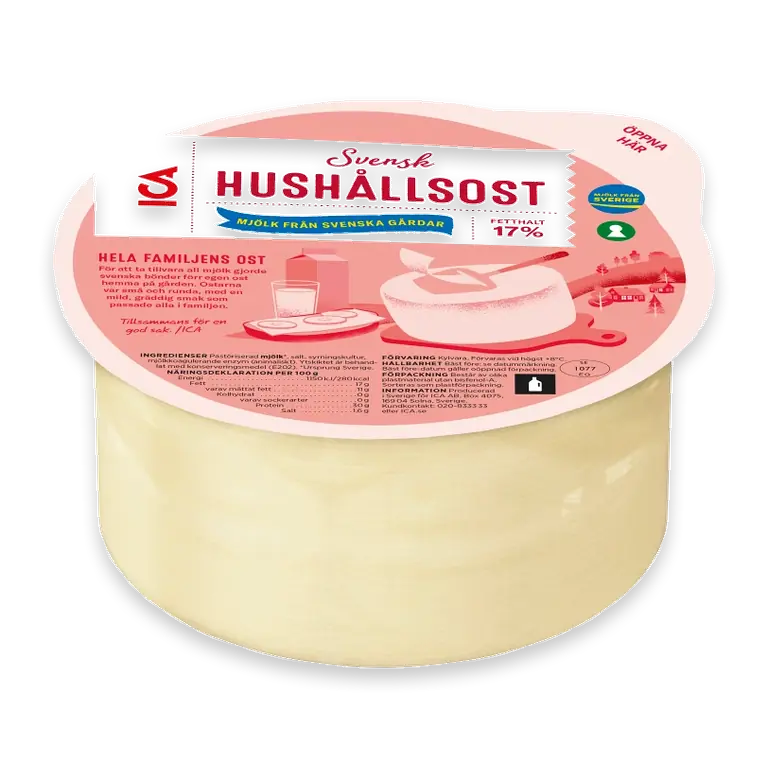 Hushållsost Mild 17% ca 1,1kg