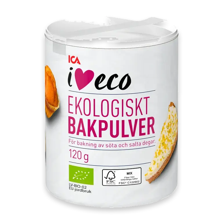 Bakpulver Ekologiskt 120g