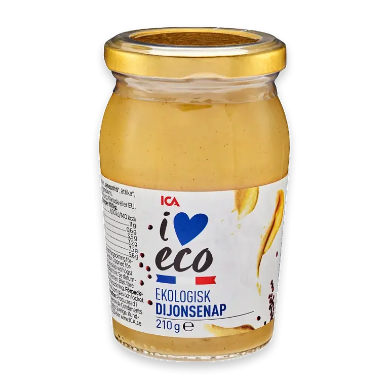 Dijonsenap Ekologisk 210g