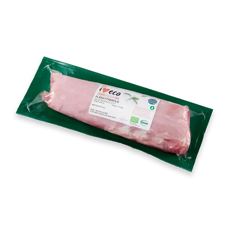 Fläskytterfilé Frystinad ca 650g KRAV