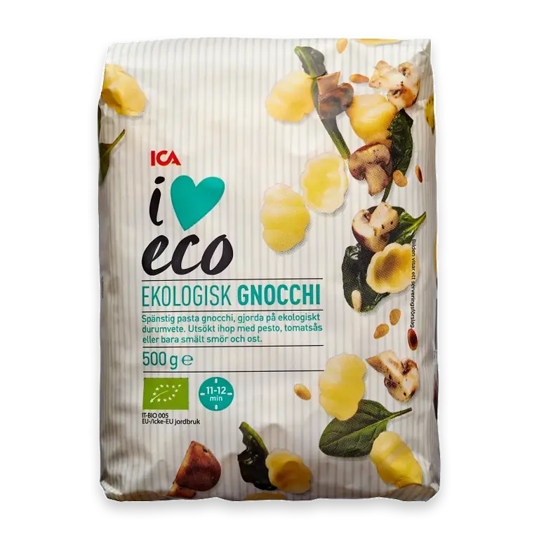 Gnocchi Pasta Ekologisk 500g
