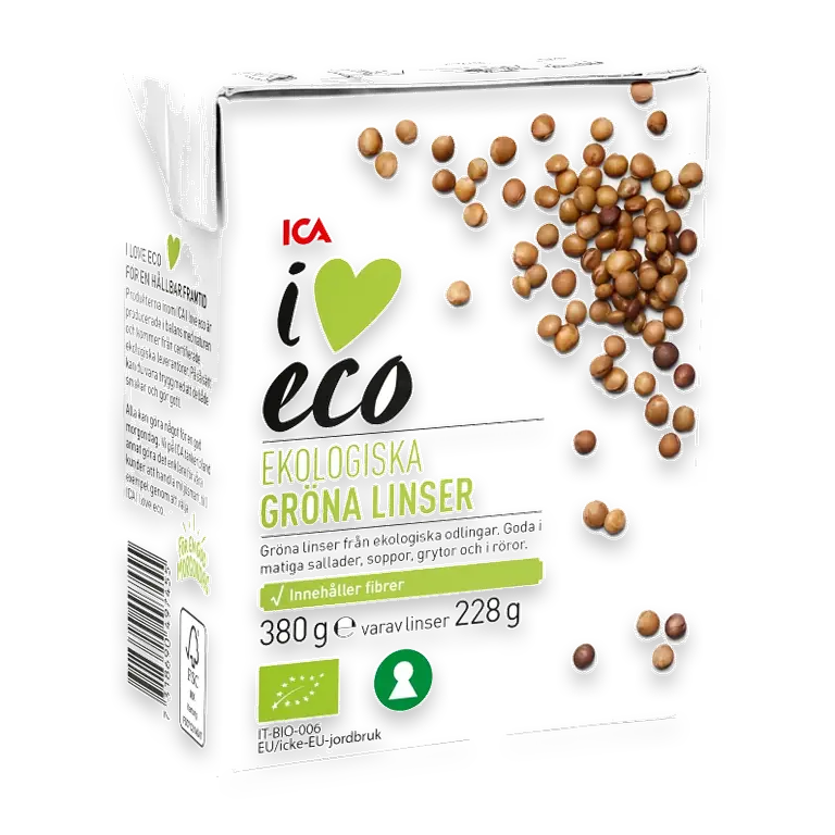 Gröna Linser 380g