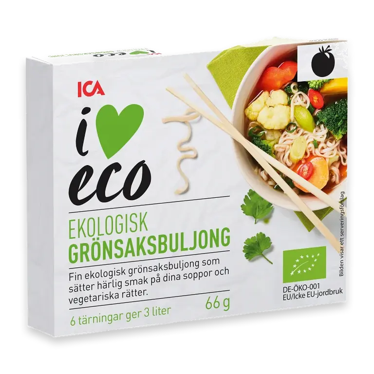 Grönsaksbuljong Ekologisk 6-p 66g