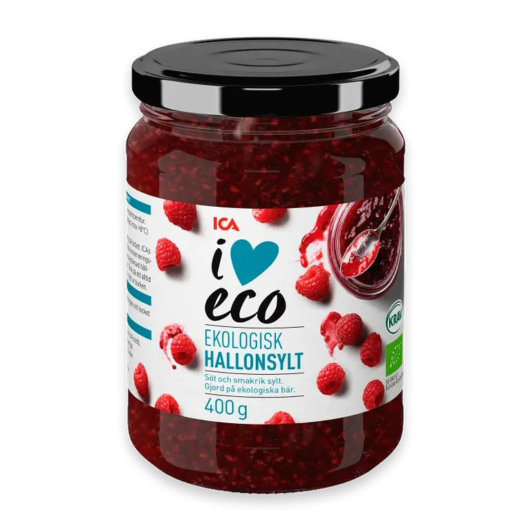 Hallonsylt 400g KRAV