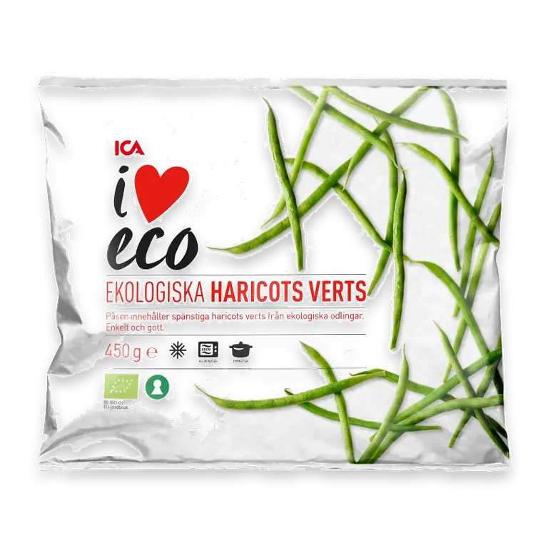 Haricots verts Fryst Ekologisk 450g
