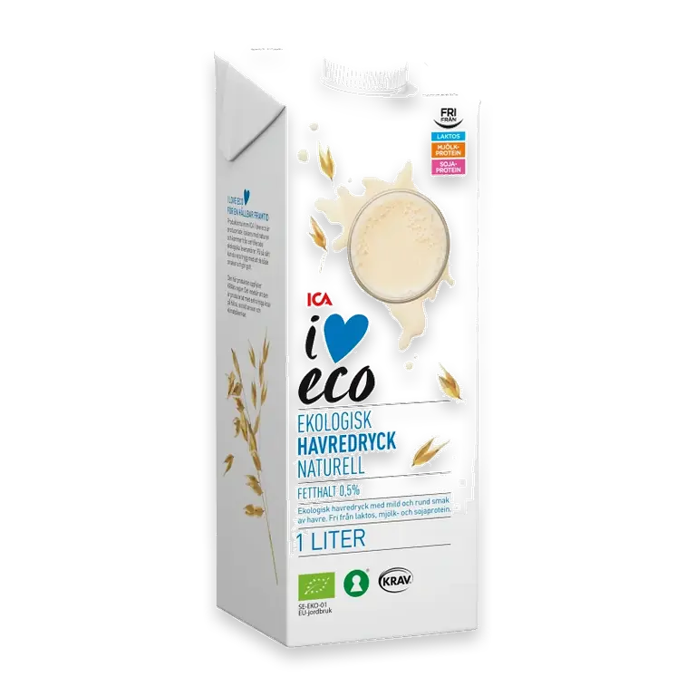 Havredryck Naturell KRAV 1l