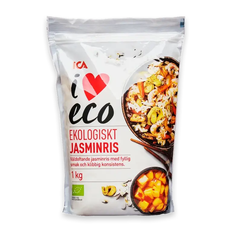 Jasminris Ekologisk 1kg ICA Eko
