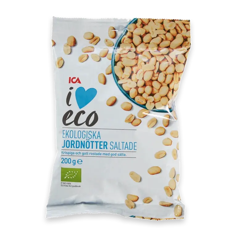 Jordnötter saltade Ekologisk 200g