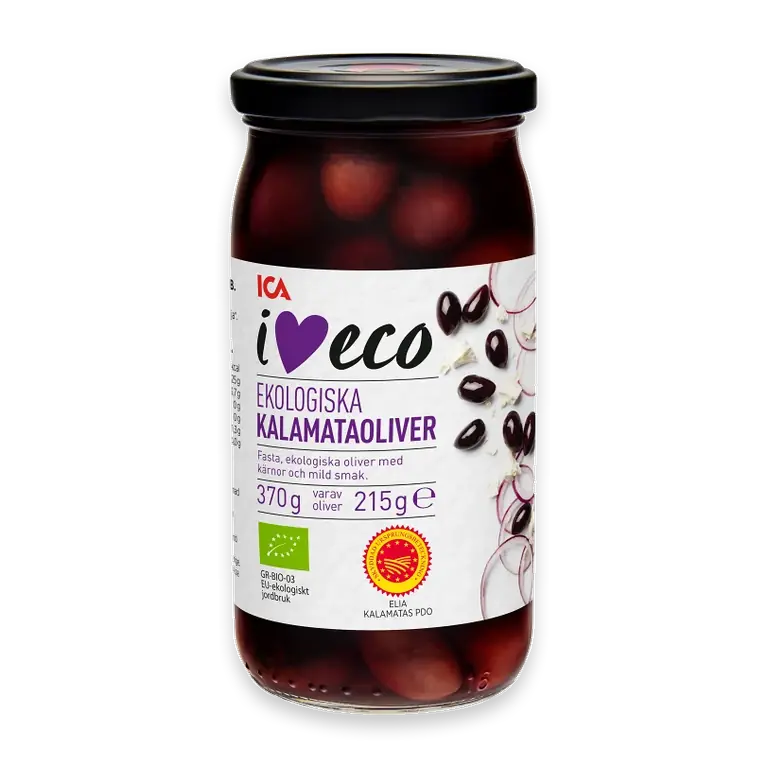Kalamataoliver Ekologisk 370 g ICA eco