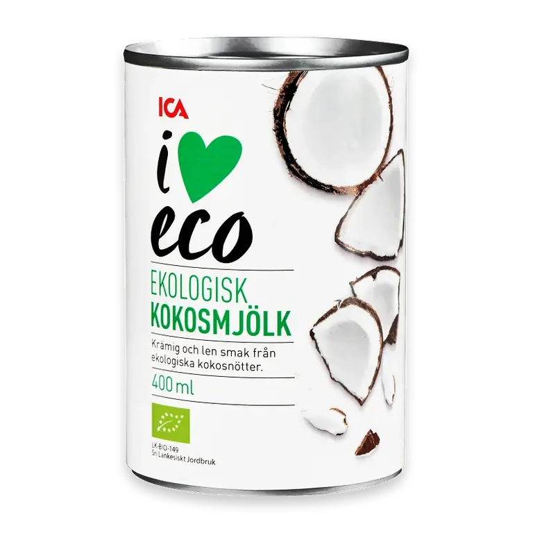 Kokosmjölk Ekologisk 400ml ICA