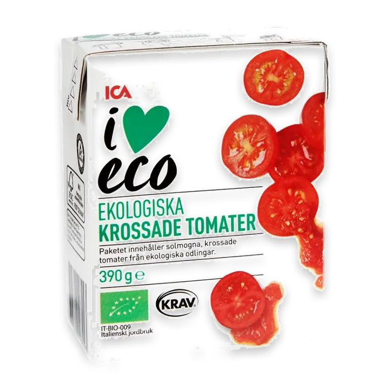 Krossade Tomater 390g KRAV