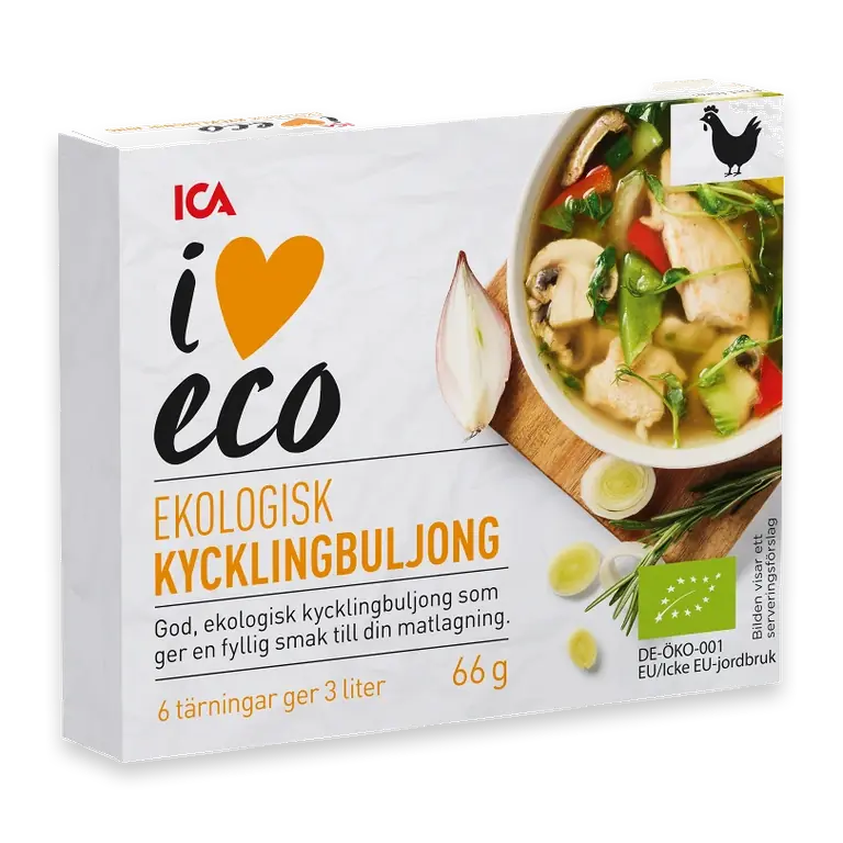 Kycklingbuljong Ekologisk 6-p 66g
