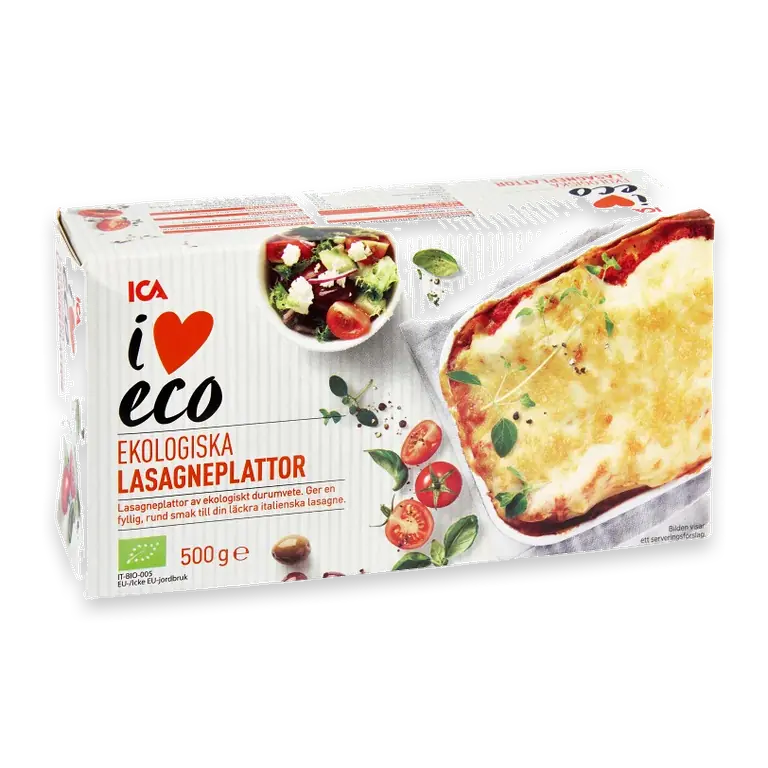 Lasagneplattor Ekologisk 500g