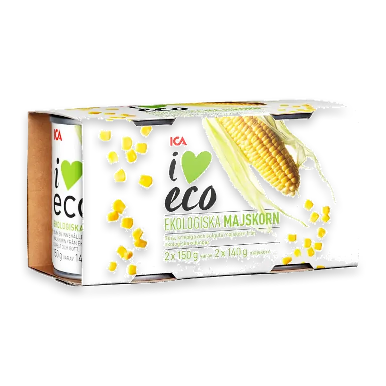 Majskorn 2-p Ekologisk 300g