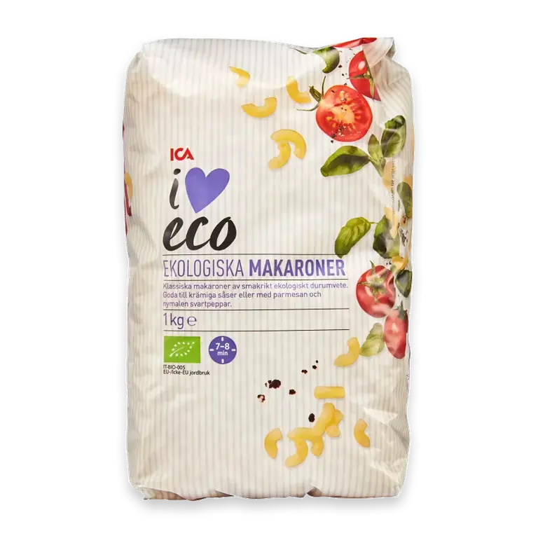 Makaroner Ekologiska 1kg