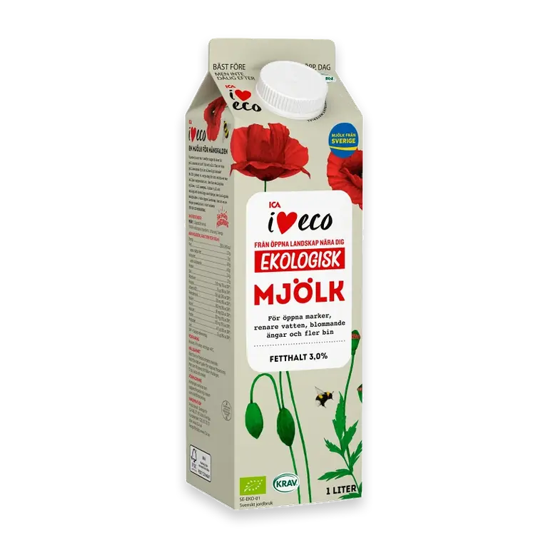 Mjölk 3,0% KRAV 1l