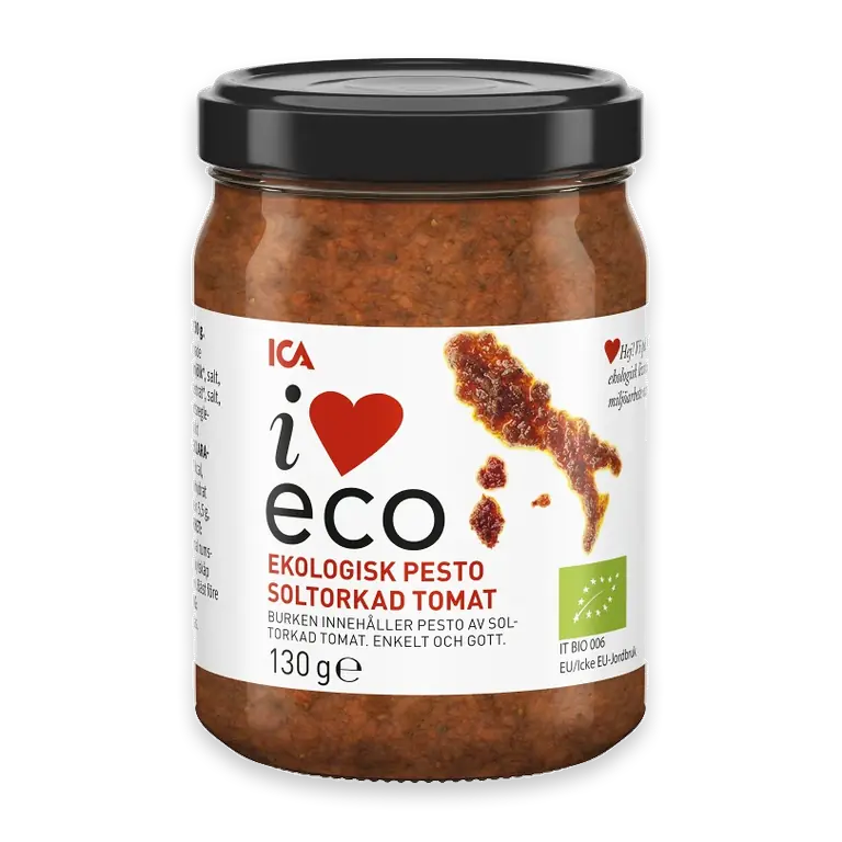 Pesto Soltorkad tomat Ekologisk 130g