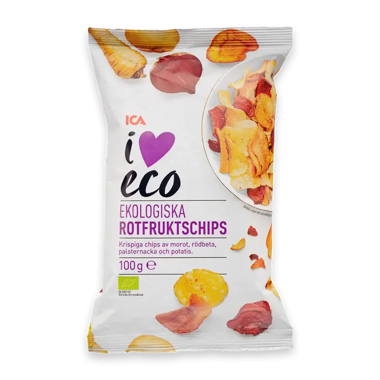 Rotfruktschips 100g KRAV