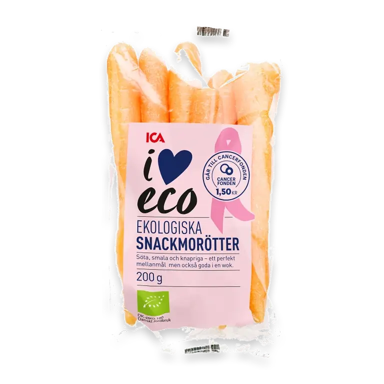 Snackmorot Rosa bandet 200g Klass 1