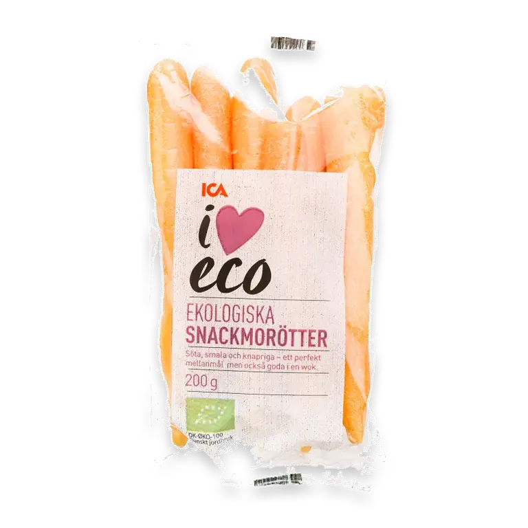 Snackmorötter Ekologisk 200g Klass 1