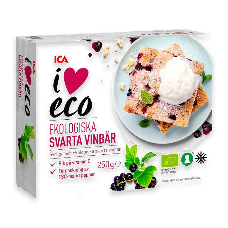 Svarta Vinbär Eko 250g