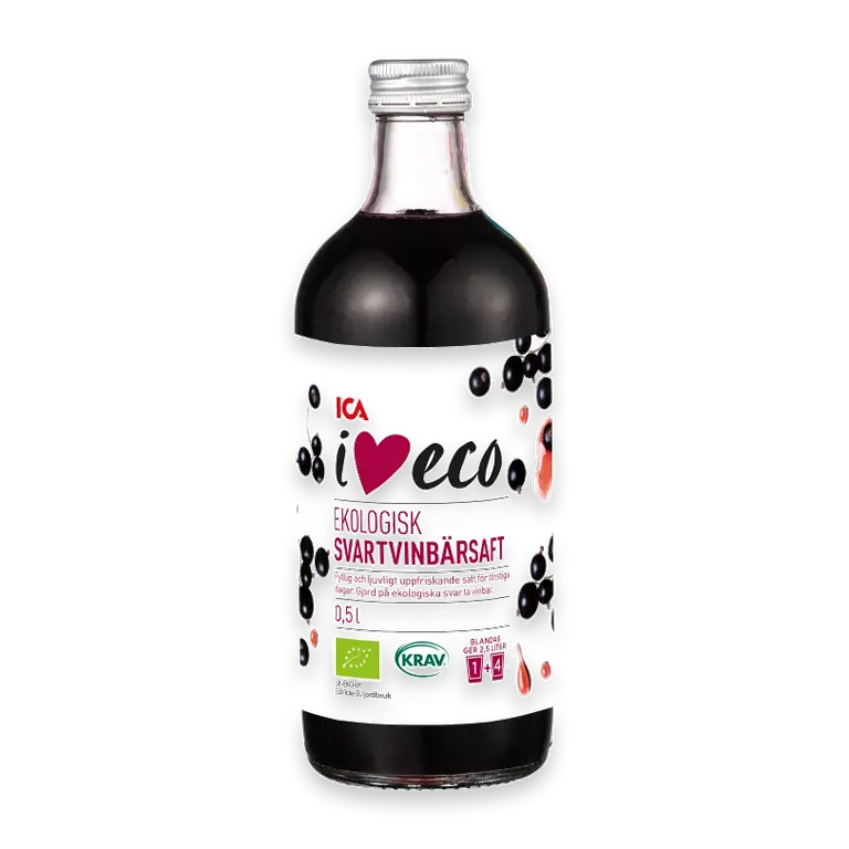 Svartvinbärssaft 0,5l KRAV
