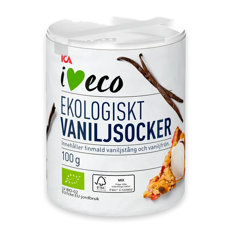 Vaniljsocker Ekologiskt 100g