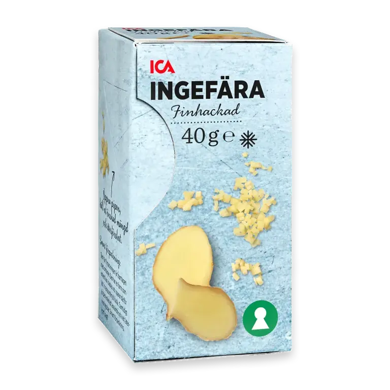Ingefära hackad fryst 40g