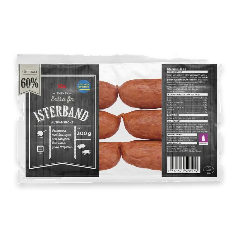 Isterband Extra Fina 60% Kötthalt 300g