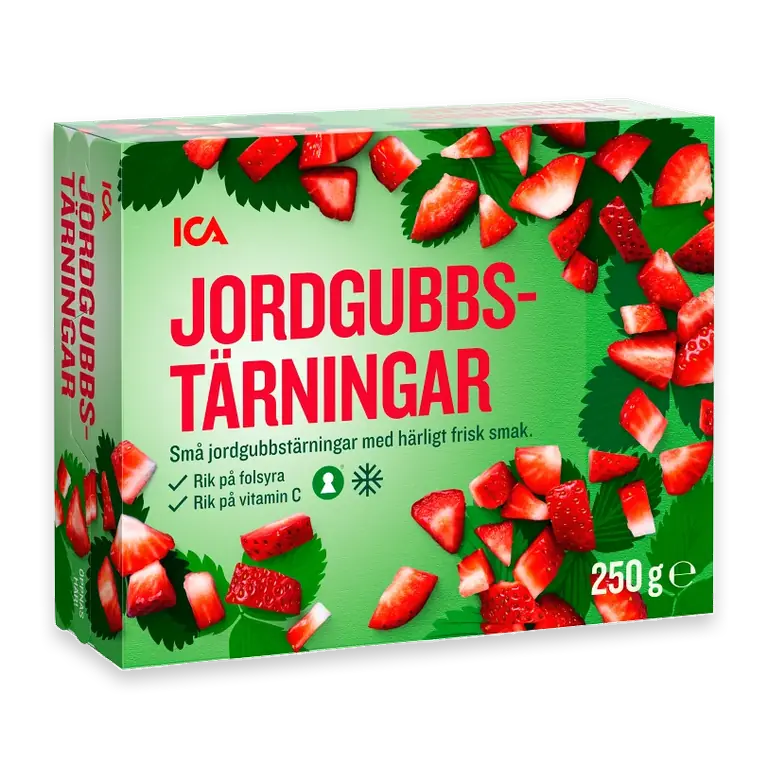 Jordgubbstärningar 250g