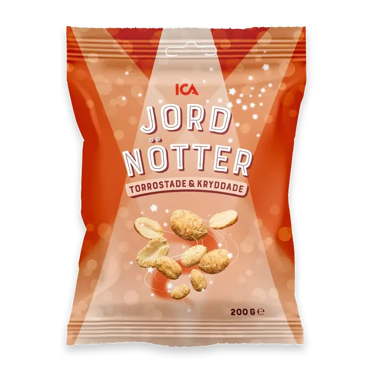 Jordnötter Torrostade & Kryddade 200g