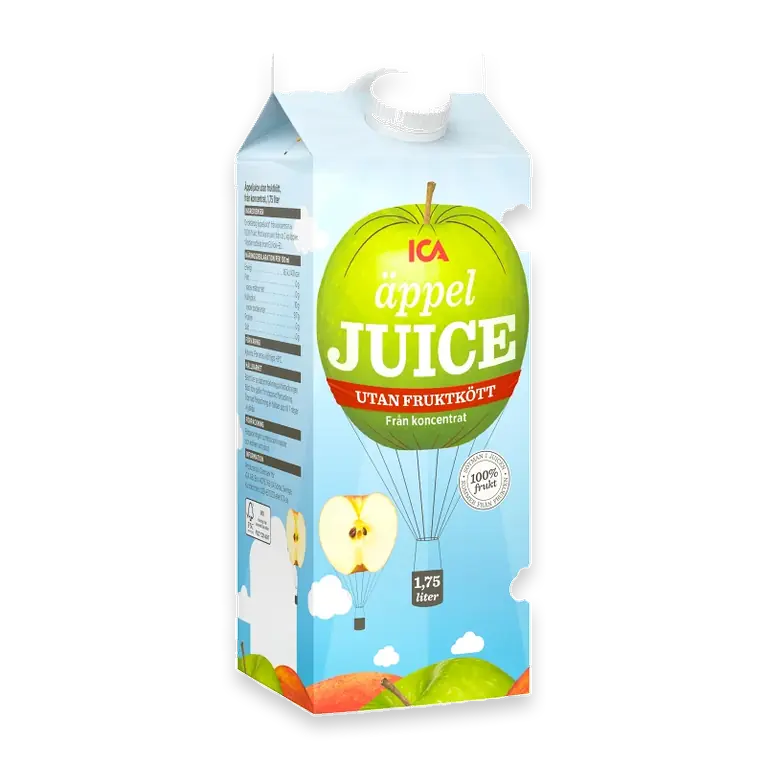 Juice Äpple utan fruktkött 1.75l